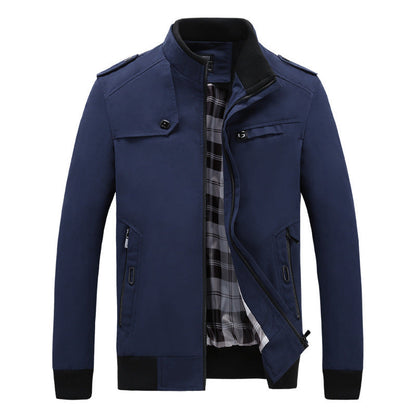 Herren Übergangsjacke Modern mit Taschen und Slim-Fit