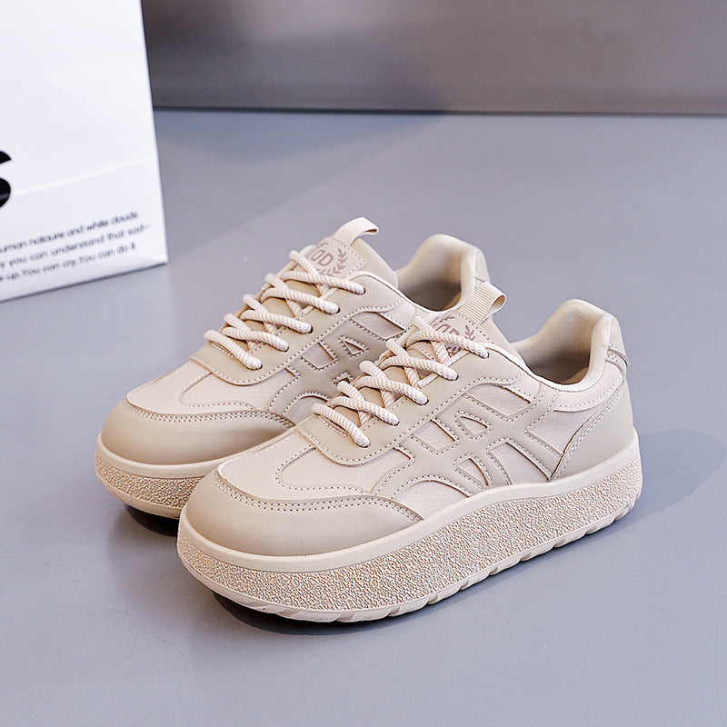 Damen Plateau Sneaker Sportlich atmungsaktiv Komfortabel