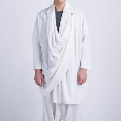 Herren Überwurfjacke Asymmetrisch Modern Trendig