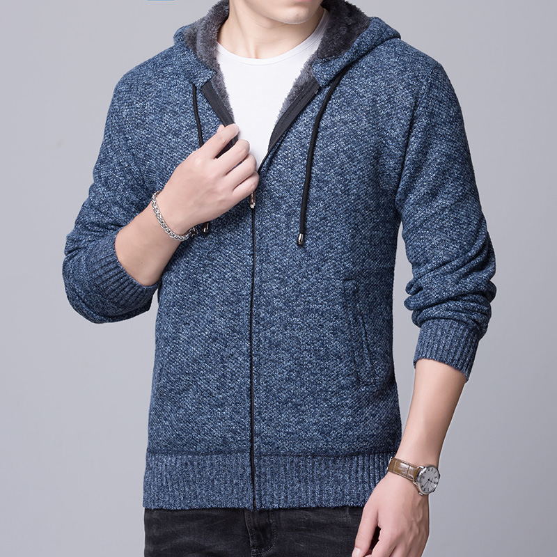 Herren Fleecejacke Kapuzenjacke Warm Isoliert