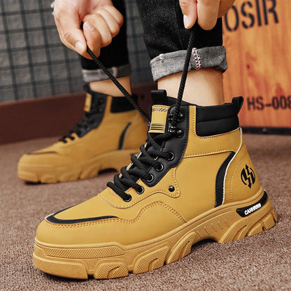Damen Sneaker High-Top Sportlich Rutschfest Trendy - BerlinGlamour
