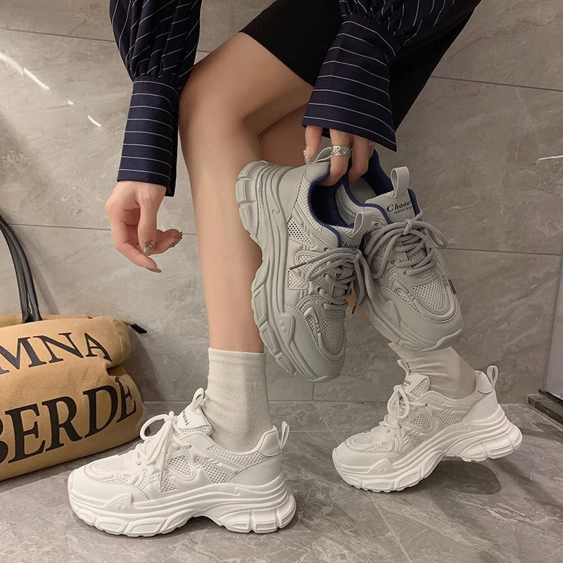 Damen Laufschuhe Sportlich Leicht mit Mesh Oberfläche
