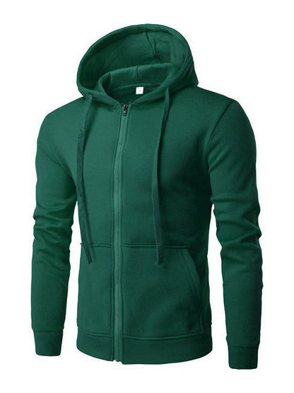 Herren Kapuzenjacke Streetwear Modern Schwarz