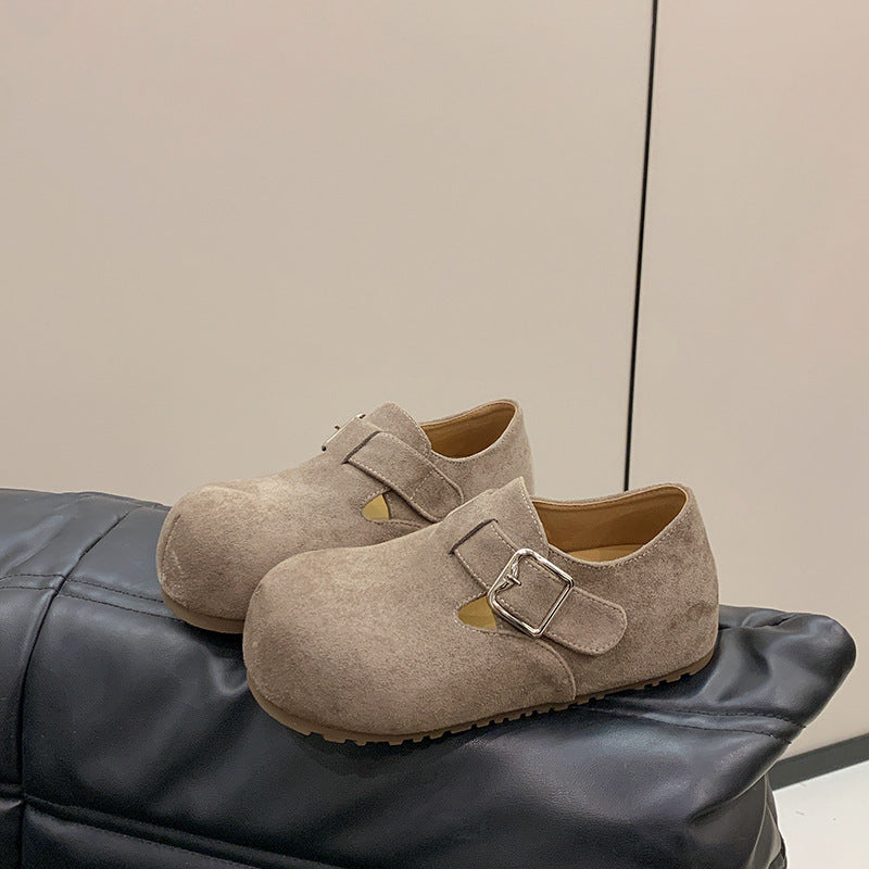 Damen Clogs Weich Bequem Schnallenverschluss Modern