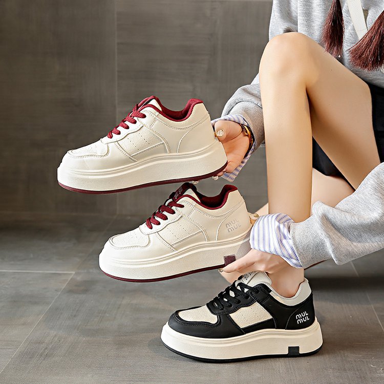 Damen Sneaker Sportlich Dicke Laufsohle Modisch