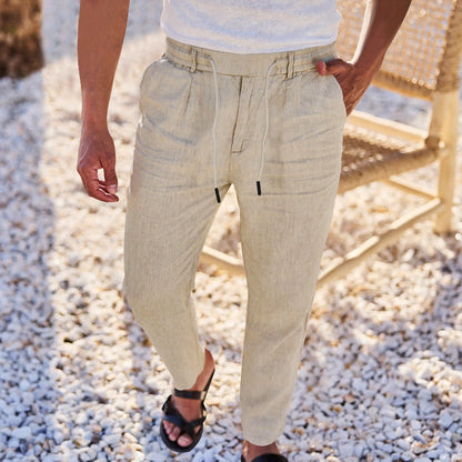 Bequeme Herrenhosen mit verstellbarem Bund Komfort Hose