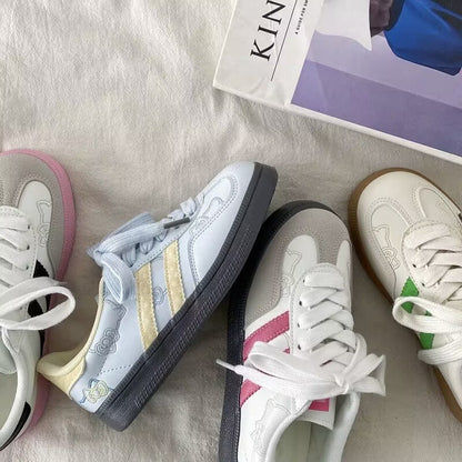 Damen Sportschuhe Bequem Schnüren Trendy Design