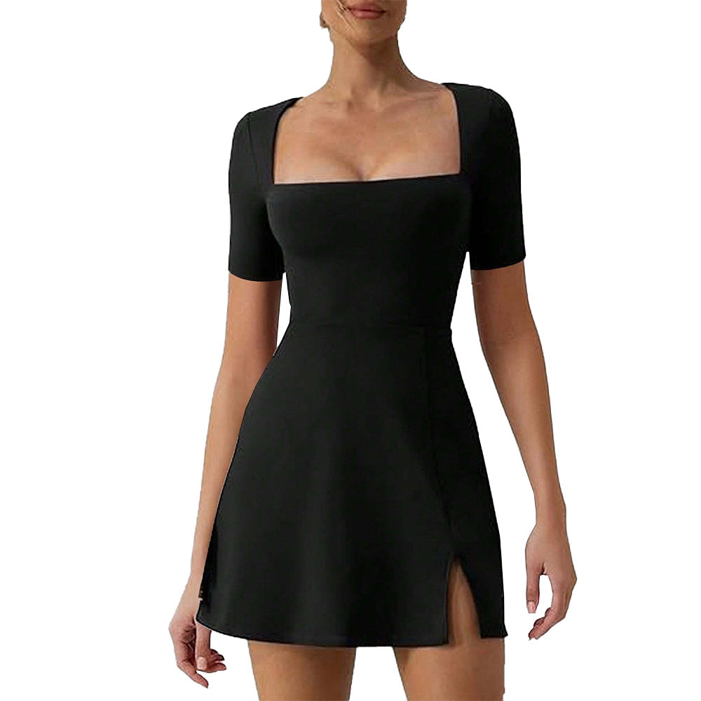 Kleid Damen Minikleid Elegant Figurbetont