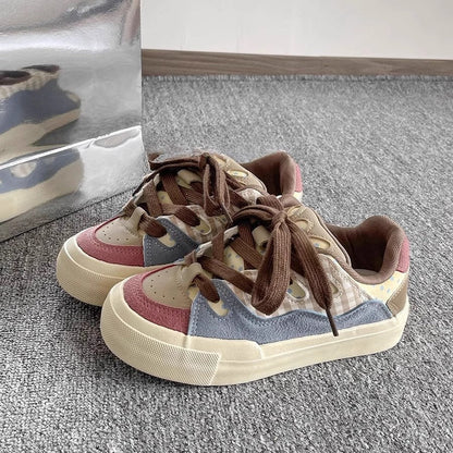 Damen Sneaker Weich Schäfchen Applikation atmungsaktiv