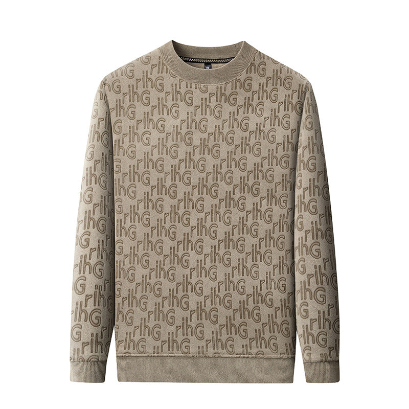 Herren Sweatshirt Strukturiert Modern Trendig - BerlinGlamour