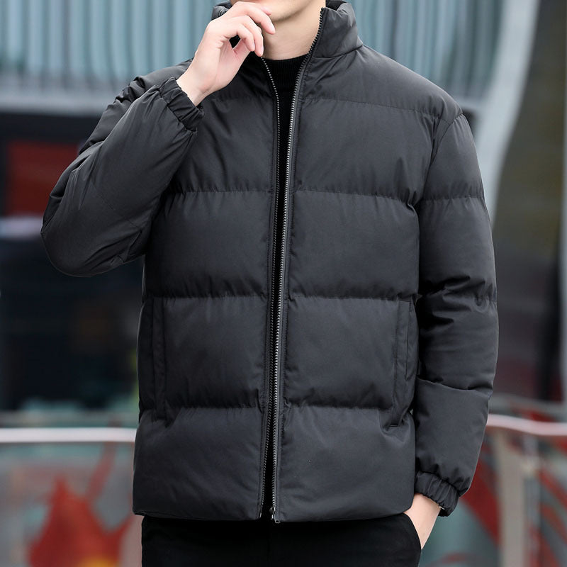 Herren Winterjacke Steppjacke Reißverschluss Warm Isoliert
