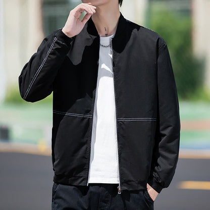 Herren Windbreaker Jacke Sportlich Wasserabweisend