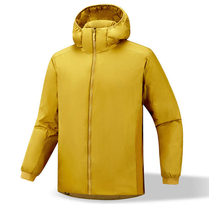 Herren Funktionsjacke Isoliert Wasserdicht mit Kapuze