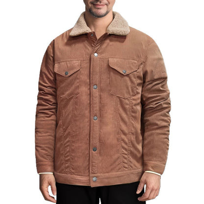 Herren Stoffjacke Elegant Schwarz Modern