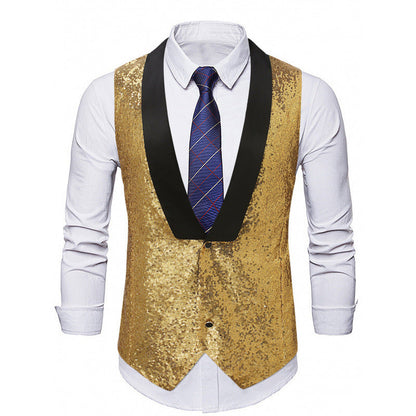 Herren Weste Glitzer Abendmode Berlin Stil