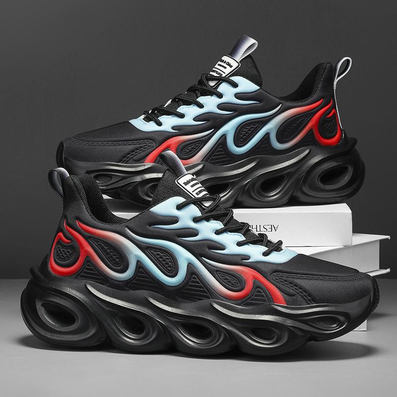 Damen Sneaker Sportlich Air Boost Laufschuhe Mit Innovativer Sohle