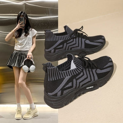 Damen Sneaker Sportlich Flexibel Komfortabel