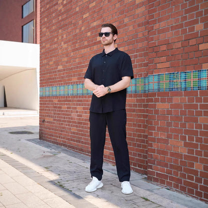 Herren Sommeranzug Set Modern Leicht Komfortabel