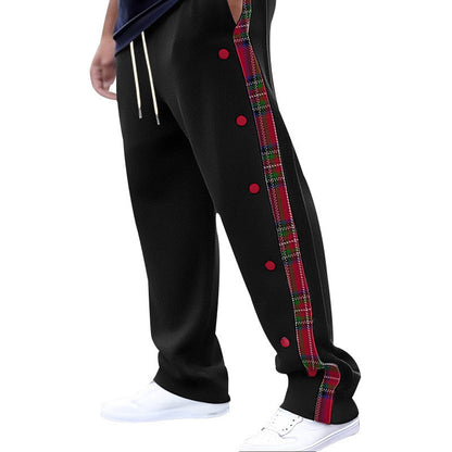 Herren Jogginghose Bequem Karomuster Modern