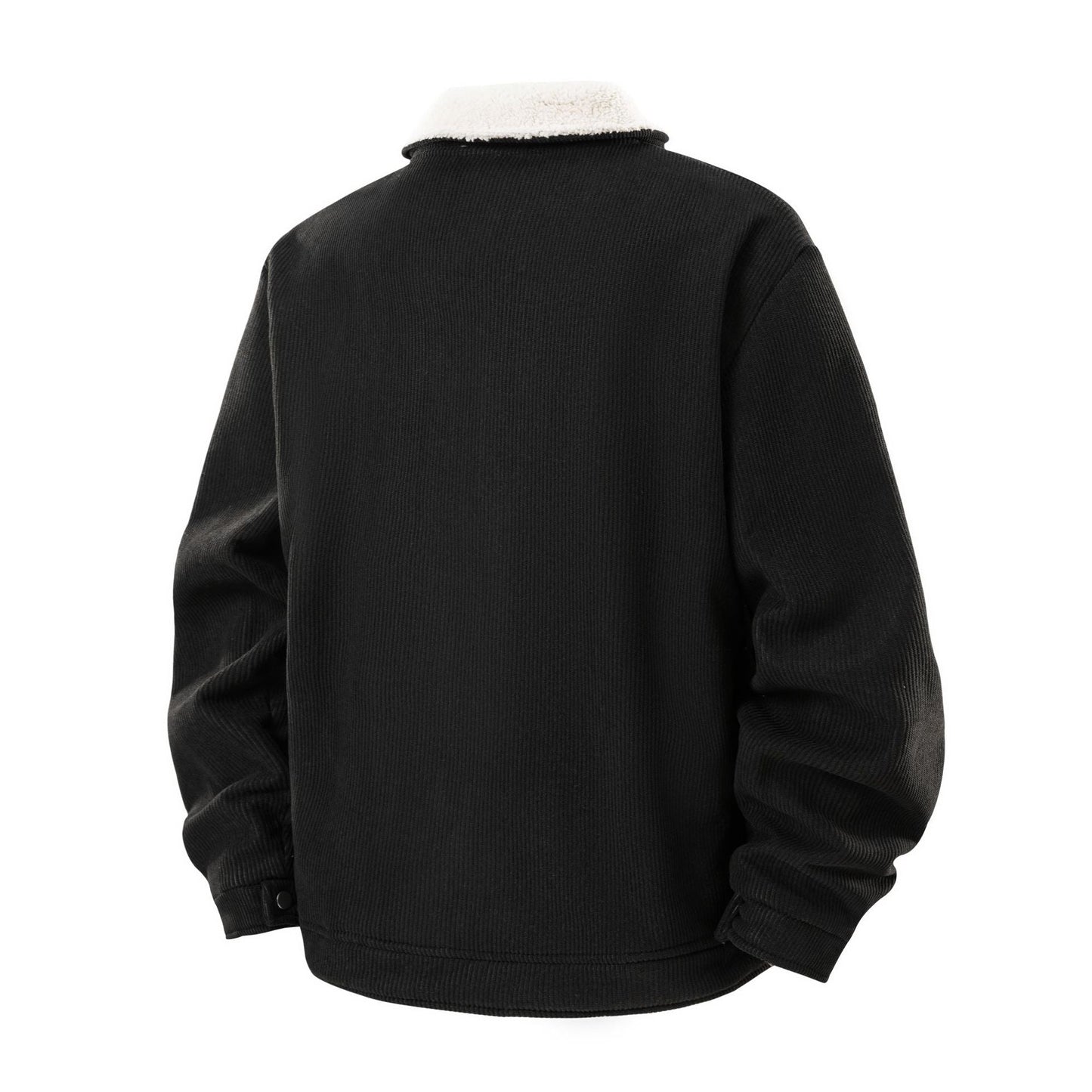 Herren Cordjacke Warm mit Fleece-Innenfutter Robust Männerjacke