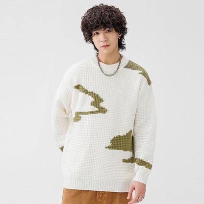 Herren Strickpullover Modern Lässig mit Muster - BerlinGlamour