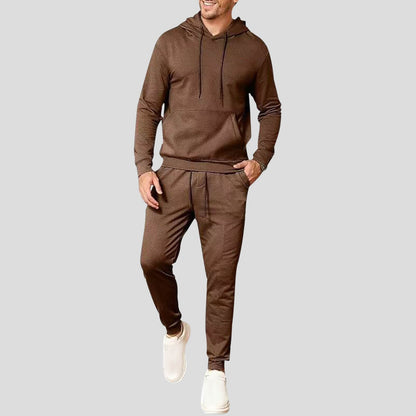 Herren Sportanzug Premium Modern Schwarz