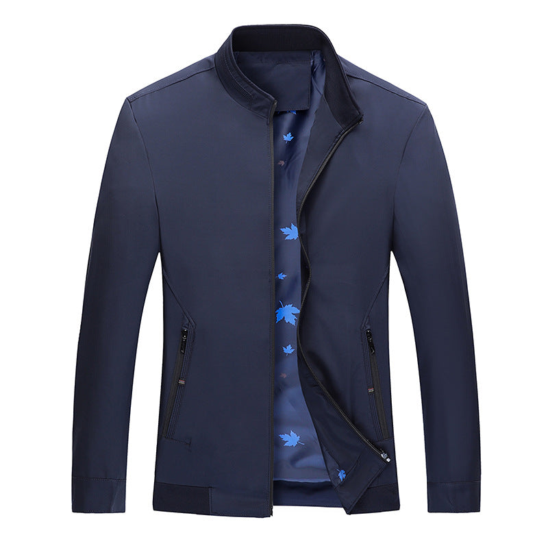 Herren Outdoor Jacke Sportlich Wasserdicht Mit Reißverschlusstaschen