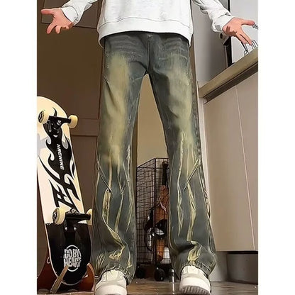 Herren Jeans Used Look Baggy Relaxed Fit - BerlinGlamour