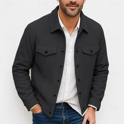 Herren Steppjacke Modern mit Futter und vielen Taschen