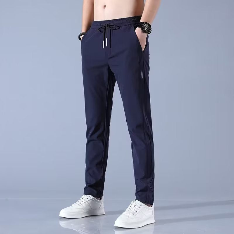 Herren Golfhose Luxus Elegant Schwarz