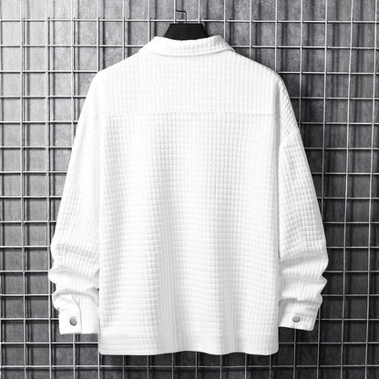 Herren Oversize Hemd Karo mit Taschen Großrahmen Style