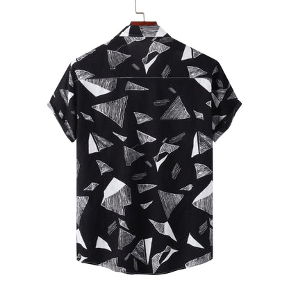 Herren Kurzarmhemd Grafik T-Shirt Lässig Trendy