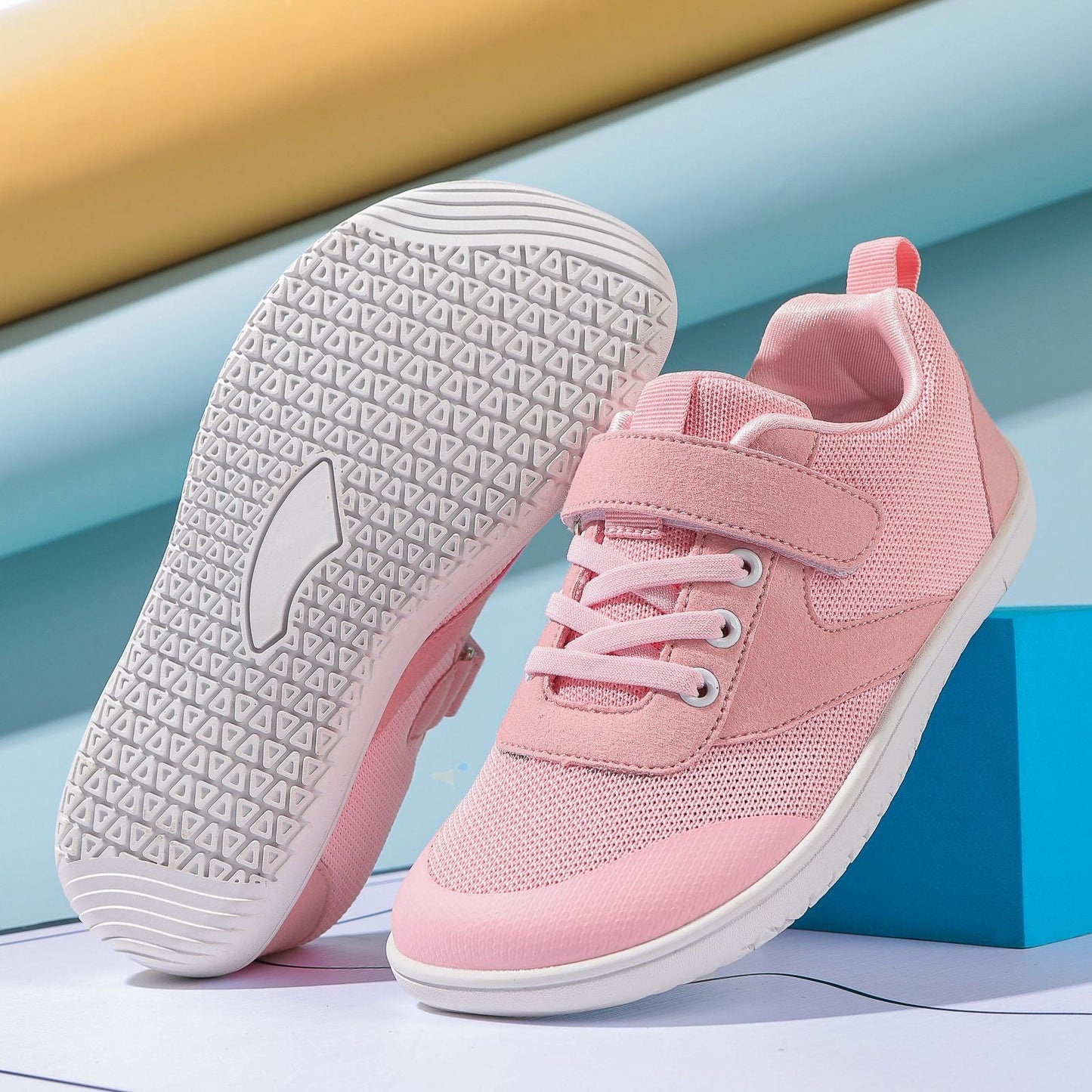 Damen Sport Schuhe Freizeit rutschfest Klettverschluss Bequem