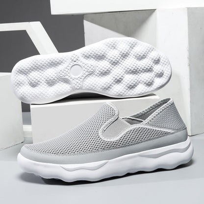 Damen Sneaker Atmungsaktiv Mesh Schuhe Bequem Sportlich