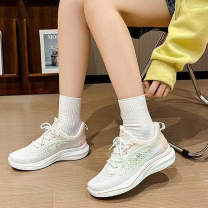 Damen Sneaker Atmungsaktiv Freizeitschuhe Bequem Stoßdämpfend