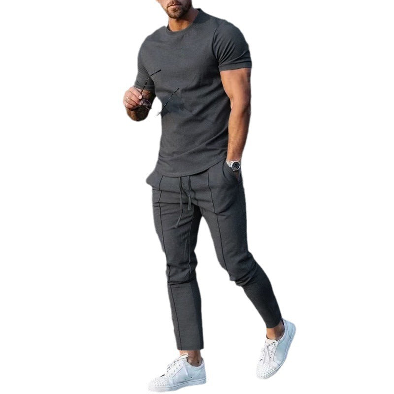 Herren Sport-Outfit atmungsaktiv mit Jogginghose und T-Shirt