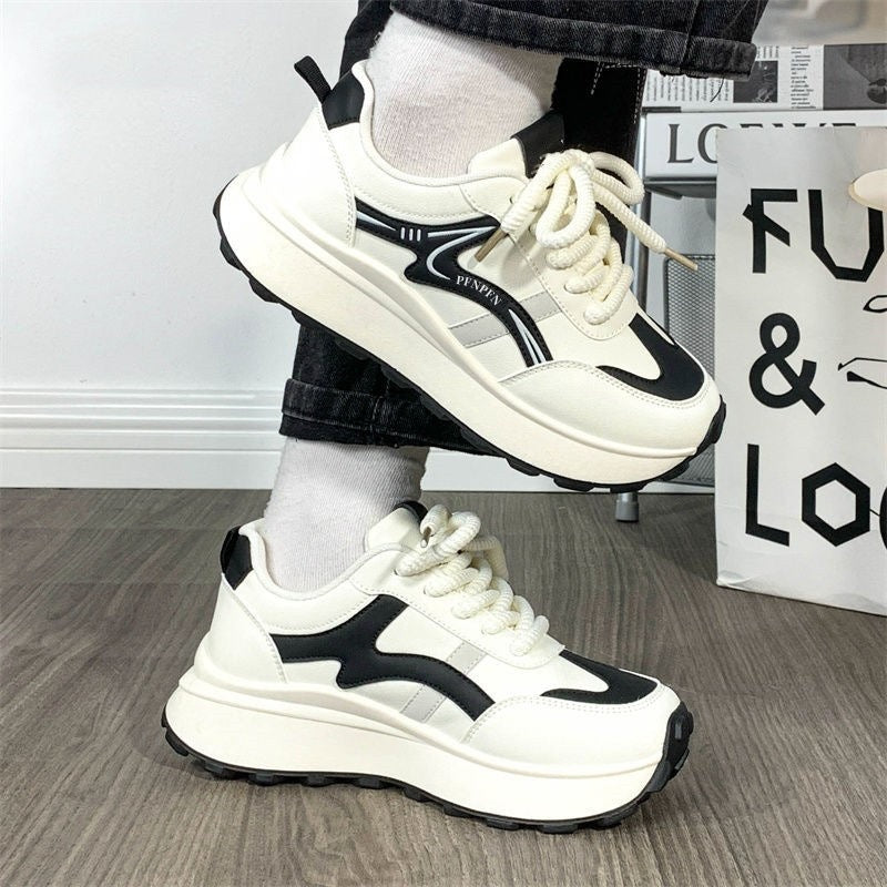 Damen Sneaker Chunky Plattform Schuhe Trendig Komfortabel