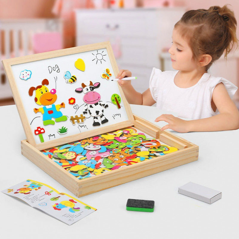 Magnetische Zeichentafel 2-in-1 für Kinder - BerlinGlamour