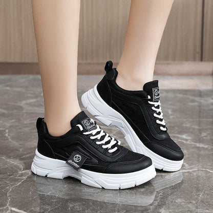 Damen Sneaker Chunky Sportlich Bequem Atmungsaktiv
