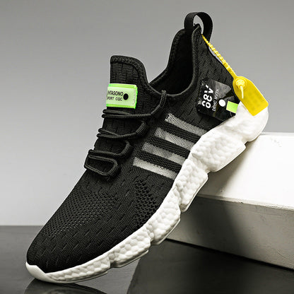 Damen Sneaker Leicht Atmungsaktiv Flex-Sohle Sportlich