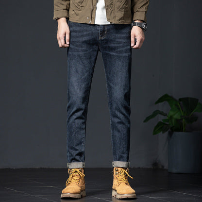 Herren Jeans Slim Fit Hose Modern Komfortabel