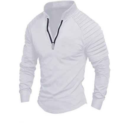 ein Beispiel: Herren Sport Langarmshirt mit stehendem Kragen und Reißverschluss 

Ich werde es jetzt ändern: Herren Sport Langarmshirt bleibt gleich, aber ich werde Adjektive