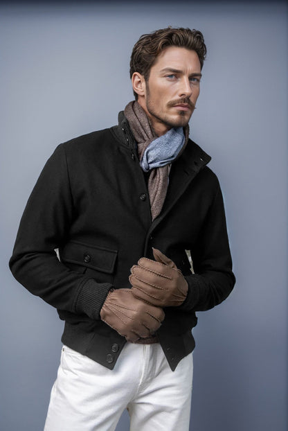 Herren Jacke Modern Sportlich Mit Taschen