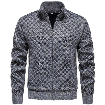 Herren Strickjacke Sportlich Modern mit Muster