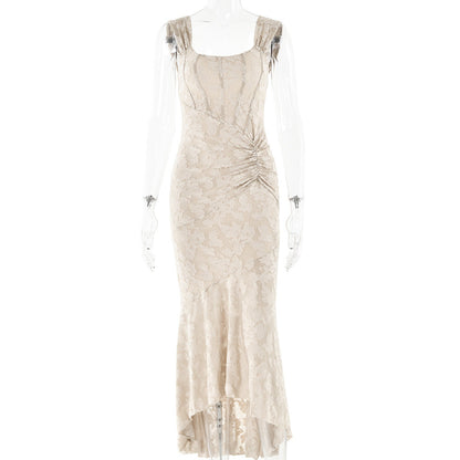 Etuikleid Damen Elegant mit Drapierung Effekt