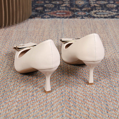 Damen Pumps Elegant mit Schmuckdetail High Heel