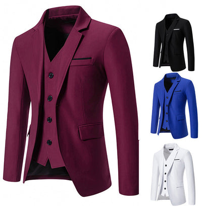 Herren Anzug-Set Modern Slim Fit mit feinen Details