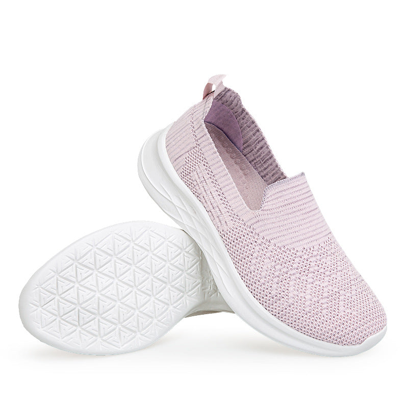 Damen Laufschuhe Komfort Atmungsaktiv Slip-On Sneaker