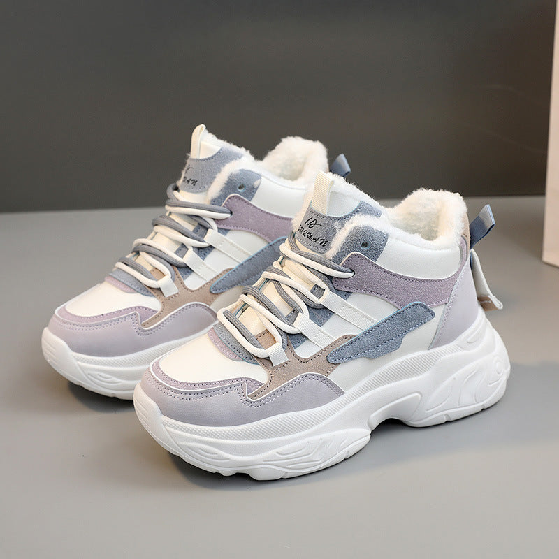 Damen Sneaker Winter Warm kuschelig Sportlich