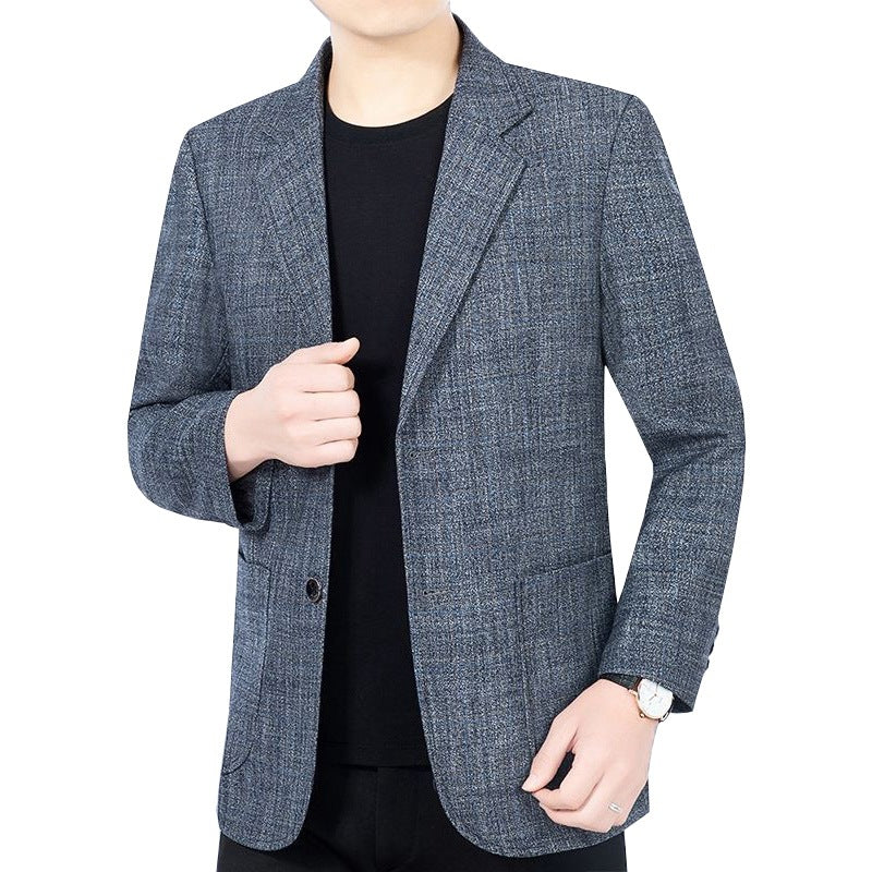 Herren Slimfit Jacke Elegant Muster Modern Style
